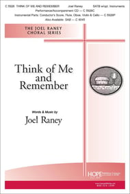 Think of Me and Remember Vocal Solo & Collections sheet music cover Thumbnail